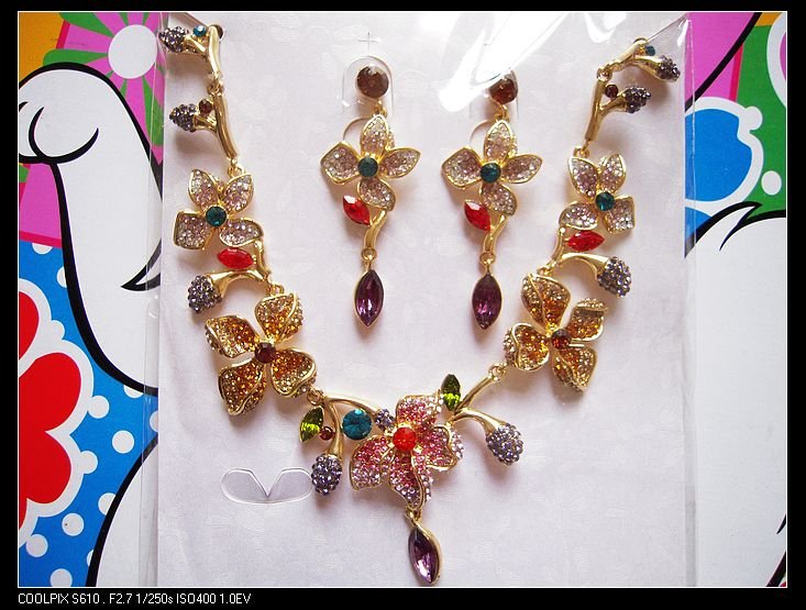 Fashion Zink Alloy Jewelry Set Party Favor