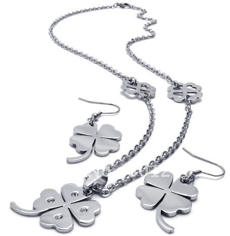 Anniversary Engagement Necklace Earrings Gyay Stainless Steel Jewelry