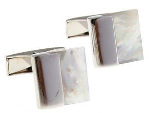 Silvery Color Cuff-Link Classic Shape Copper Alloy Ear Nail