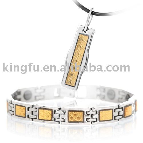 Silver-gray Metal Anti-corrosive Yellow Titanium Jewelry