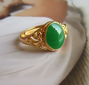 Yellow With Gemstones Gifts & Decoration Ring Gold Jewelry