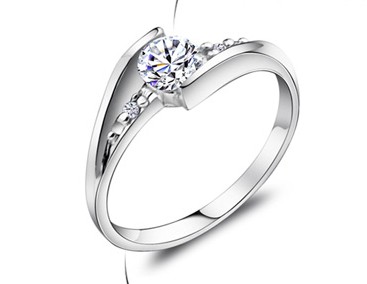 Cubic Zircon Jewelry / Copper Alloy Ring