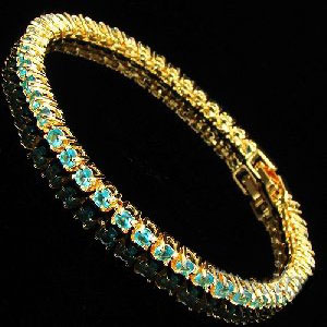 Blue & Yellow Gold Plated Platinum Bracelets & Bangles