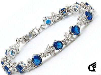 Silver With Rhinestones Gifts & Party Bracelets & Bangles