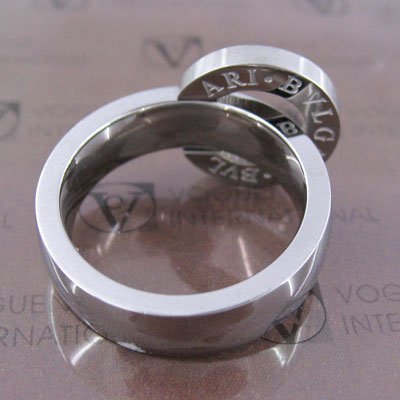 Gift & Party Stainless Steel Silver Rings