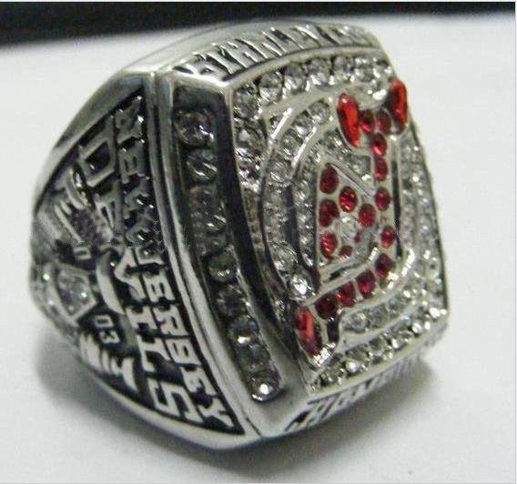 Silver Square Shape With Red Crystal Rings