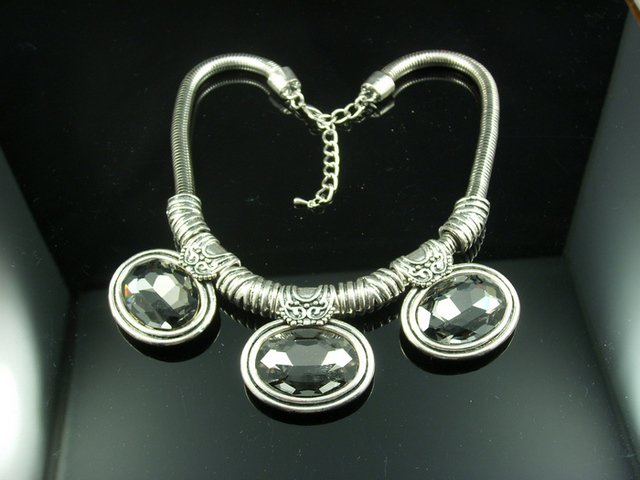 Stainless Steel With Dark Gem Men's Pendants & Charms