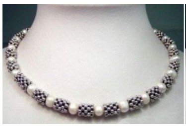 White Pearl With Purple Beads Anniversary & Gift Pendants & Charms