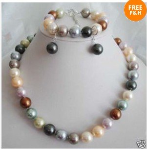 Colorful Beads Round Shape Bracelet & Necklace Pendants & Charms