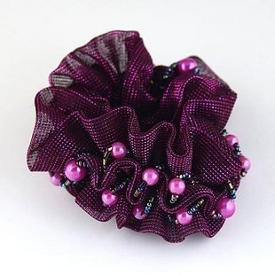 Red With Beads Elegant & Vintage Hair Rope