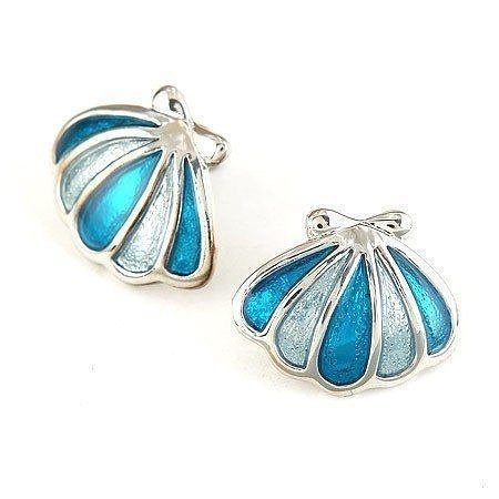 Silver & Blue Stainless Steel Hairpin Body Jewelry