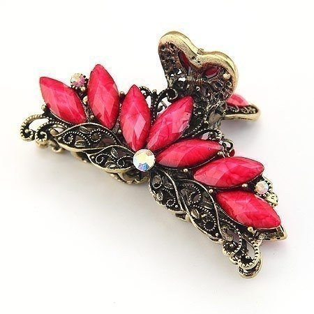 Red Diamond Stainless Steel Hairpin Body Jewelry