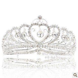 Silver Stainless Steel With Diamond Hair Jewelry