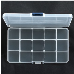 Rectangular Shape Plastic White Jewelry Boxes