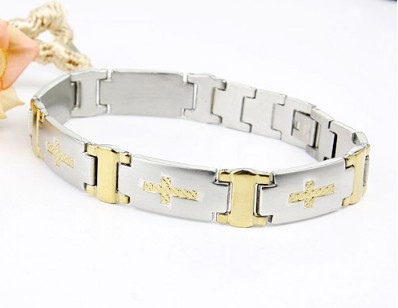 Chained Yellow Gold Filled Fashion Bracelet Men's Jewelry