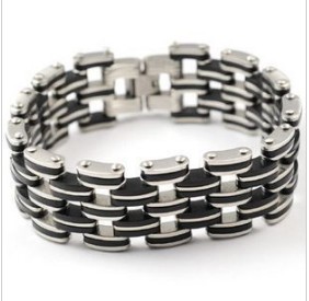 Silver Acid Resisitant Bracelet Men's Jewelry