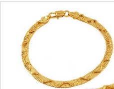 Men's Fashion Plating 18K Gold Necklace