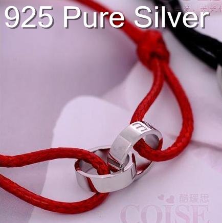 925 Silver LOVE Knots Bracelet
