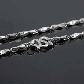 Silver Stainless Steel Gift Men's Jewelry