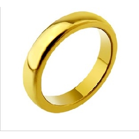 Never Fade Round Shape Ring Gold Jewelry