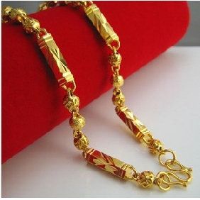 Gold Necklace Never Fade Men's Jewelry