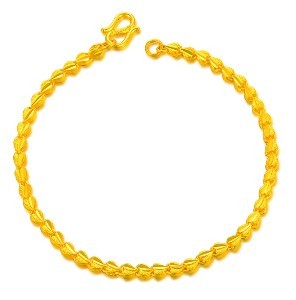 24K Gold Fashionable & Style Cut Resistant Bracelets & Bangles