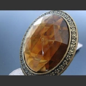 Gray Gem Never Fade Bronze Acrylic Jewelry