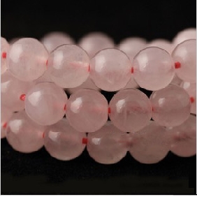 Light Pink Natural Crystal Round Pearl Zinc Alloy Jewelry