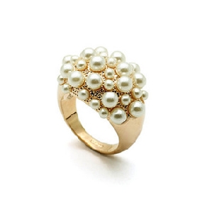 Round Shape Gold-plating Elegant Pearl Jewelry