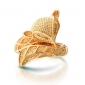 Gold Plated Fox Shape Women's Rings